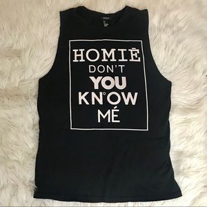 Don’t You Know Me Muscle Tee